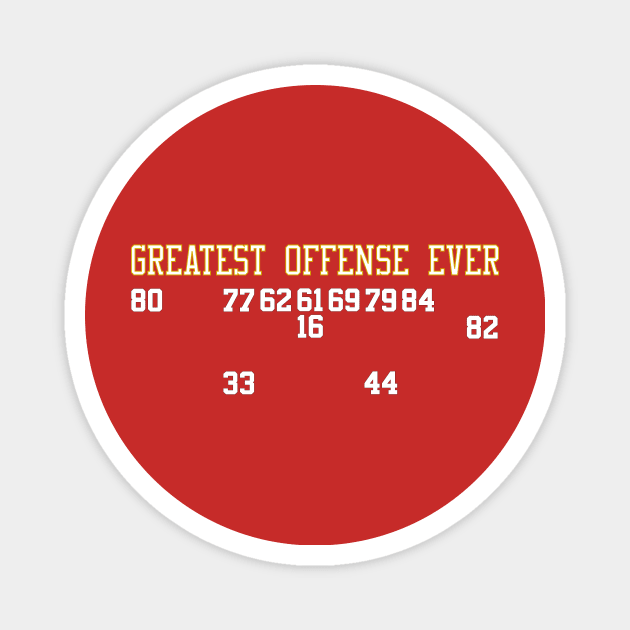 Classic 49ers West Coast Offense Magnet by Retro Sports